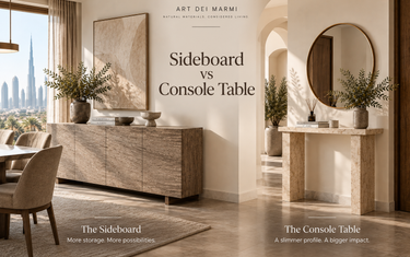 sideboard vs console table