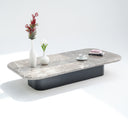 Elyra Coffee Table sculptural coffee table with rounded edges