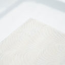 Zara Rug rectangular white area rug for bedroom and dining space