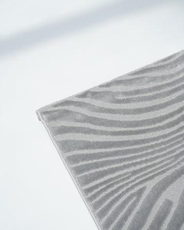 Esme Rug light grey rug with raised design detail