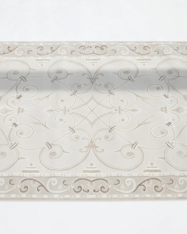 Elia Rug soft white rug for living room and bedroom