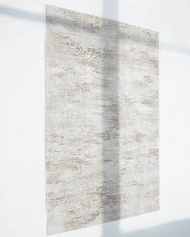 Wren Rug rectangular low pile rug in neutral tones