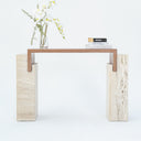 Roya Veneered Walnut Console Table