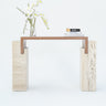 Roya Veneered Walnut Console Table