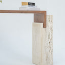 Veneered Walnut Console Table