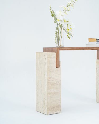 Walnut Console Table