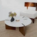Contemporary Elvia coffee table by ART DEI MARMI