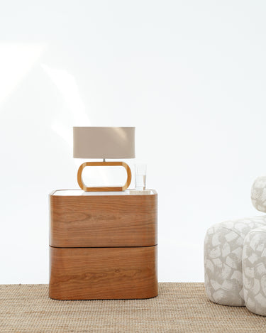 Selin Wooden Side Table