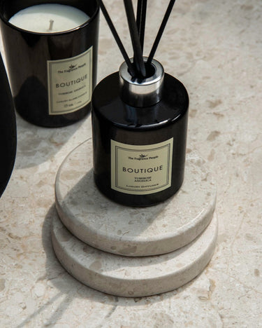 Beige Marble Coaster Set