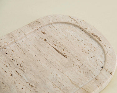 Chia Travertine Marble Platter