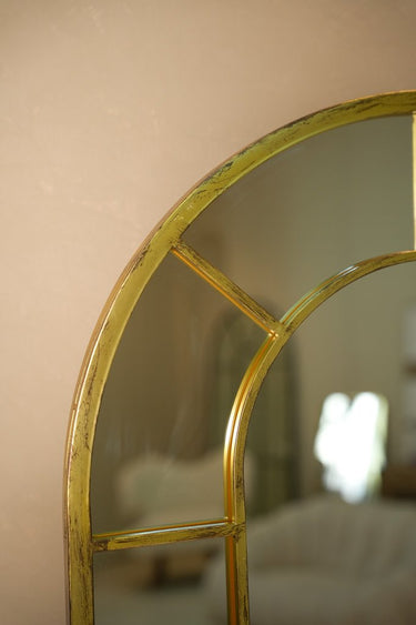 Gema Arch Golden Frame Mirror