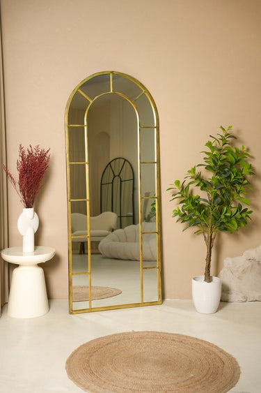 Gema Arch Golden Frame Mirror