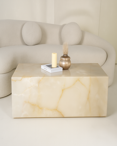 Lumi Marble Onyx Coffee Table