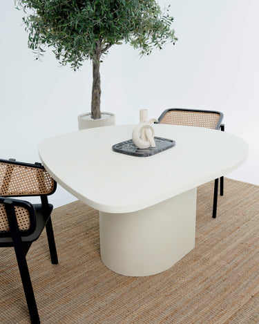 Mavi Micro Cement Dining Table