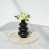 Nell round travertine marble platter with