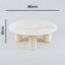 Niva Onyx Marble Coffee Table