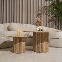 Silvoro Travertine Marble Coffee Tables