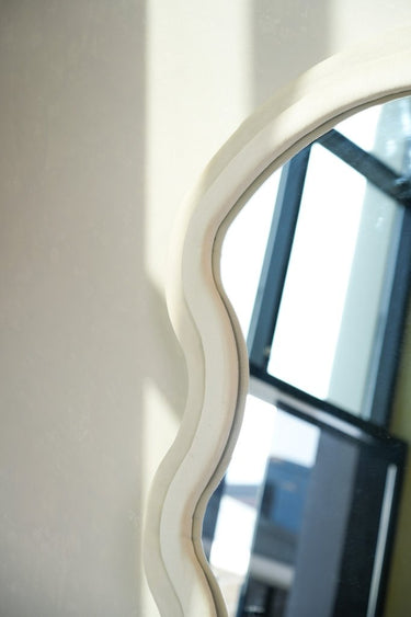 Sole White Frame Mirror