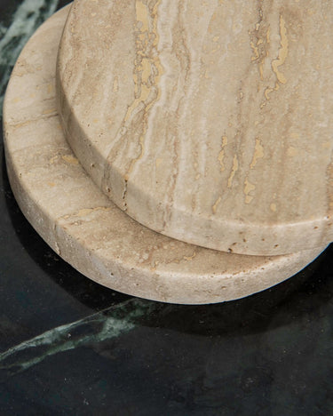 Travertine Marble Coaster Set