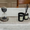 Vena White Wood Marble Platter