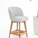 Alina Dining Chair with Wooden Legs