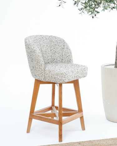 Alina Dining Chair with Wooden Legs