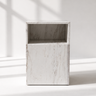 Alira Greek Calacatta Marble Side Table with Drawer