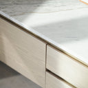 Alvero TV Unit with Volakas Marble Top