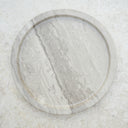 Beatrix White wood Marble Platter