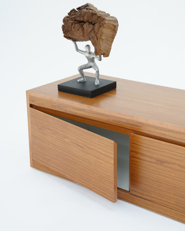 Bero Veneered Teak Wood TV Unit