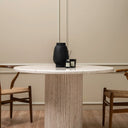 Cela Beige Marble Dining Table