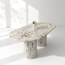 Euphemia Calacatta Viola Dining Table