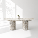 Euphemia Calacatta Viola Dining Table