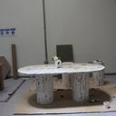 Euphemia Calacatta Viola Dining Table