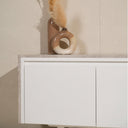 Fioren TV Unit with White Wood Marble Top