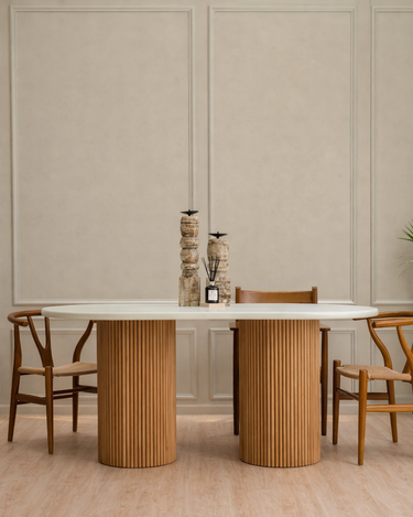 Forta Cementitious Top Dining Table