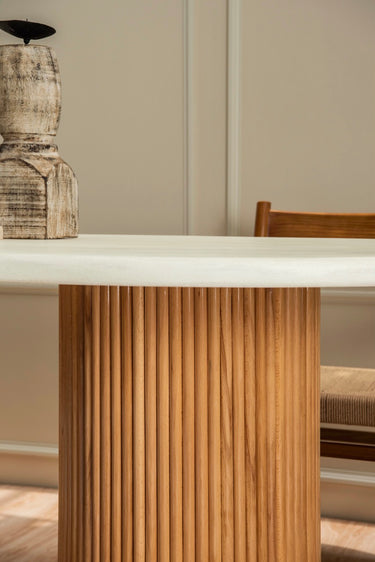 Forta Cementitious Top Dining Table