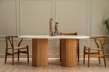 Forta Cementitious Top Dining Table
