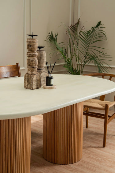 Forta Cementitious Top Dining Table
