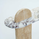 Kero Travertine & Calacatta Viola Marble Console