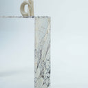 Kero Travertine & Calacatta Viola Marble Console