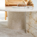 Lorin Beige & Calacatta Viola Marble Coffee Table