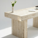 Lumora Italy Travertine Marble Desk