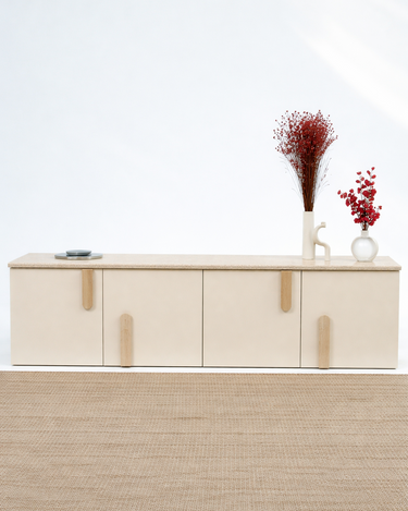 Luna Travertine TV Unit