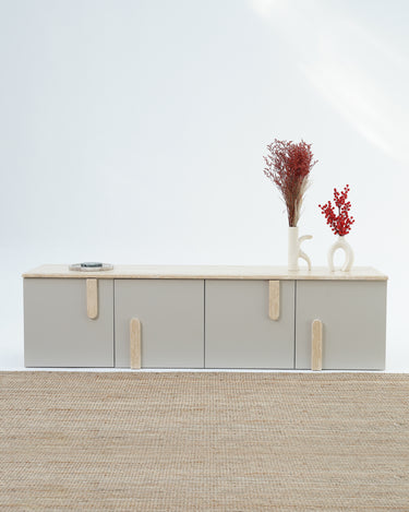 Luna Travertine TV Unit