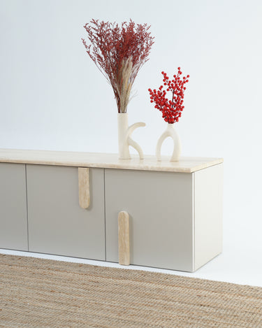 Luna Travertine TV Unit