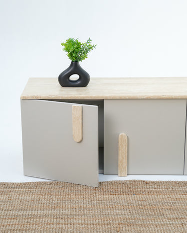 Luna Travertine TV Unit