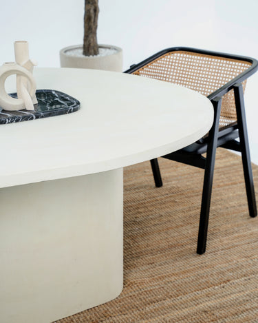 Mavi Micro Cement Dining Table
