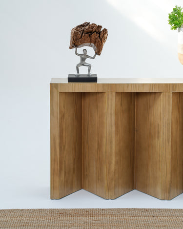 Melin Console Table - Veneered Ash Wood