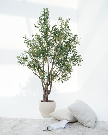 Olive Artificial Tree with Olives (Pot Not Included)